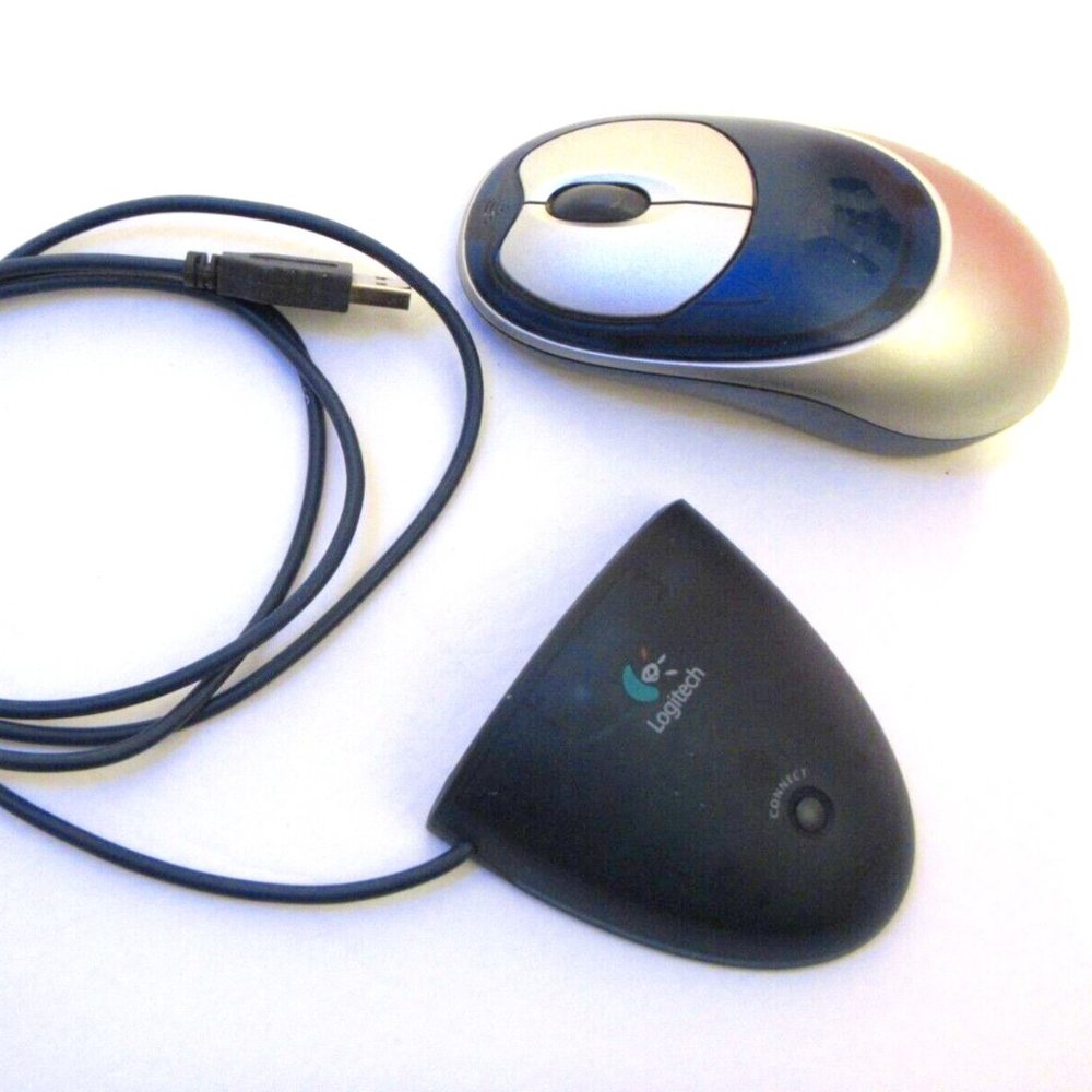 Logitech Cordless Optical 3-Button Mouse M-RM67A with USB Receiver C-BA4-MSE